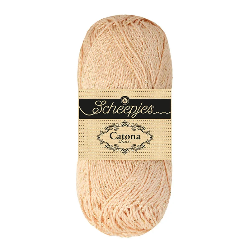 Scheepjes Catona Shine 50 g 255-G Shell – Gold