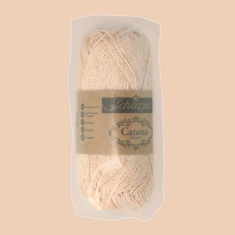 Scheepjes Catona Shine 50 g 255-G Shell – Gold