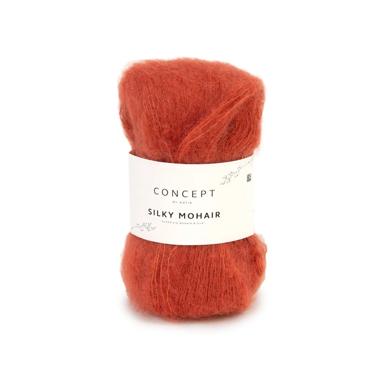 Katia Silky Mohair 109 Rostbraun