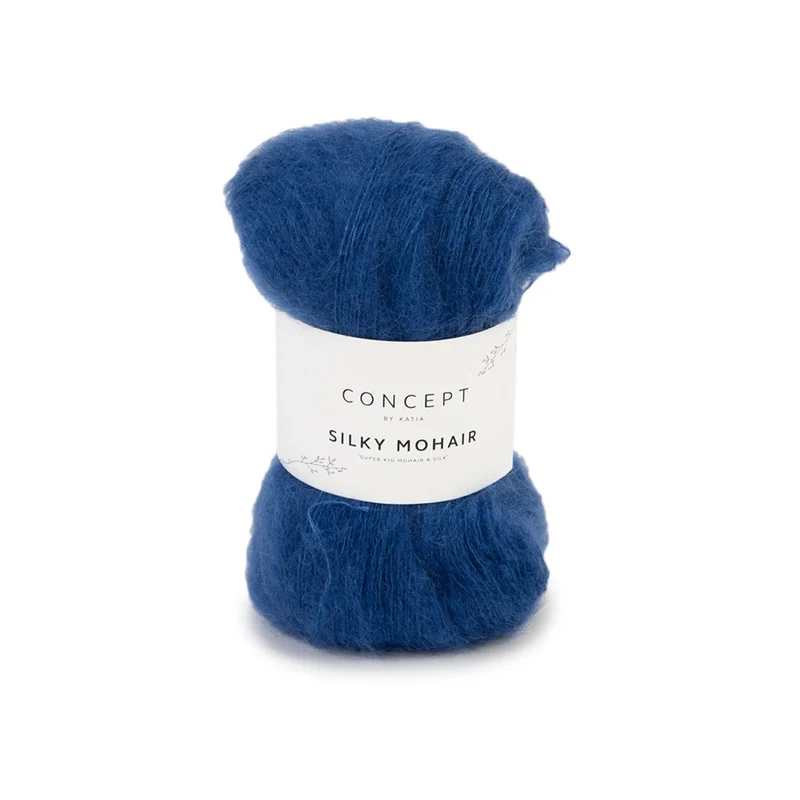 Katia Silky Mohair 108 Blau, klein