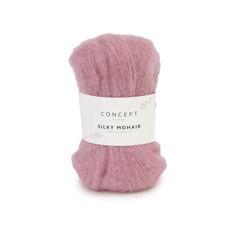 Katia Silky Mohair 117 Kaugummi-Rosa