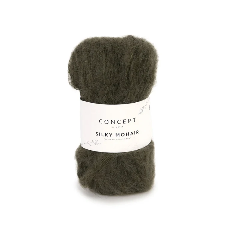 Katia Silky Mohair 121 Militärgrün