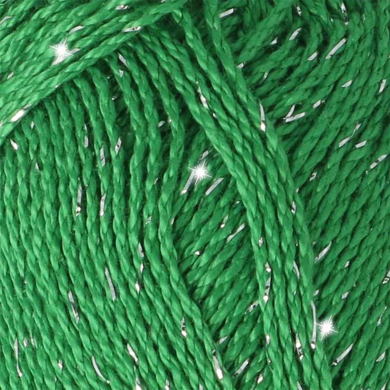 Scheepjes Catona Shine 50 g 515-S Emerald – Silver