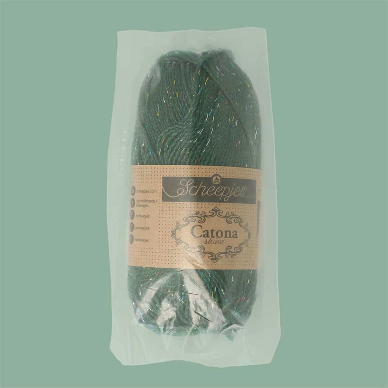 Scheepjes Catona Shine 50 g 525-R Fir – Rainbow