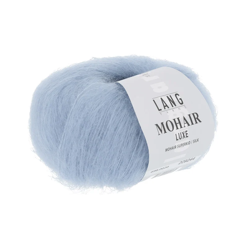 Lang Yarns Mohair Luxe 0020 Azurblau