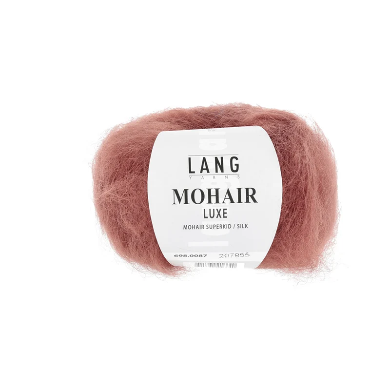Lang Yarns Mohair Luxe 0087 Ziegelrot