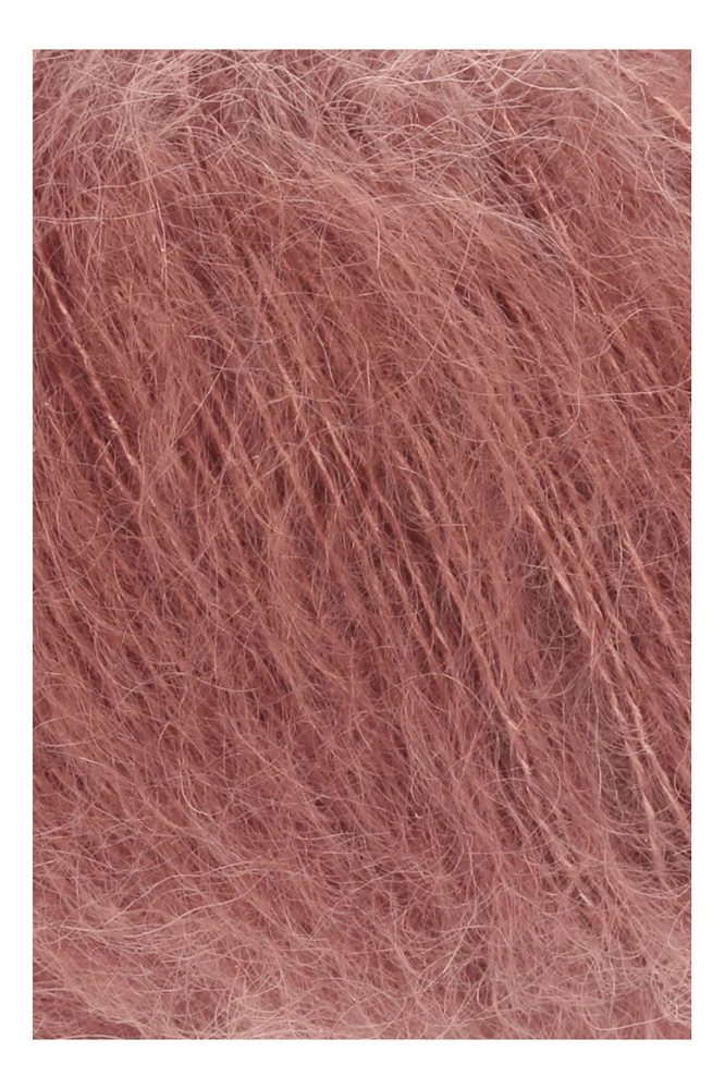 Lang Yarns Mohair Luxe 0087 Ziegelrot