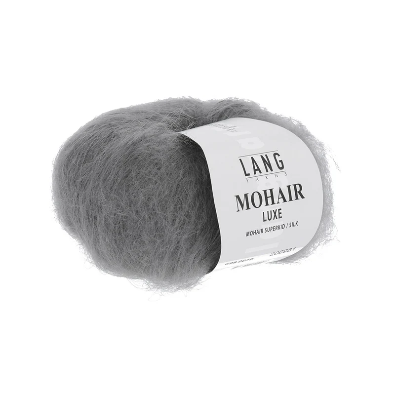Lang Yarns Mohair Luxe 0070 Anthrazit