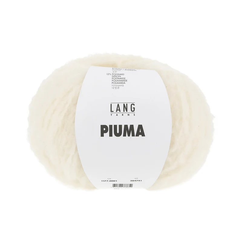 Lang Yarns Piuma 0001 Weiß