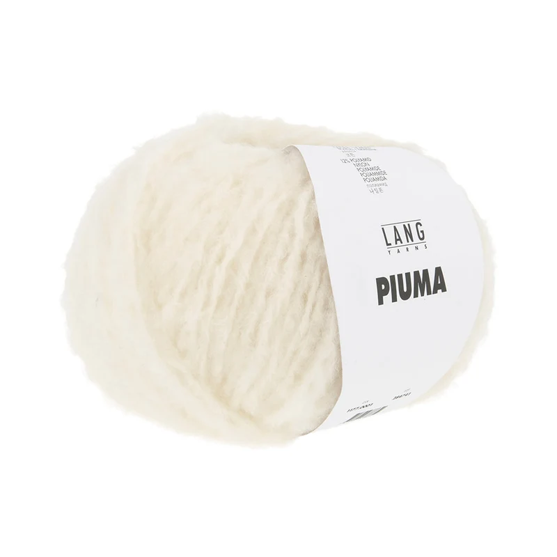 Lang Yarns Piuma 0001 Weiß