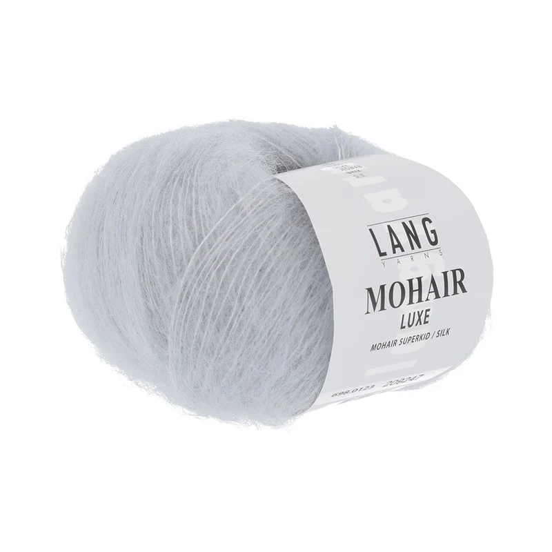 Lang Yarns Mohair Luxe 0123 Hellgrau