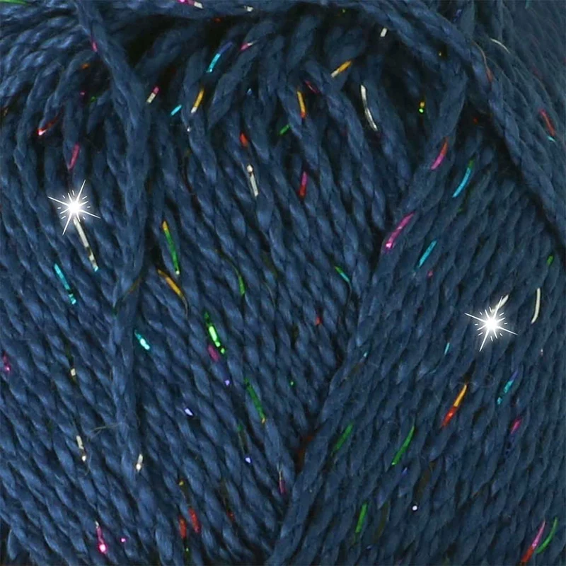 Scheepjes Catona Shine 50 g 527-R Midnight – Rainbow