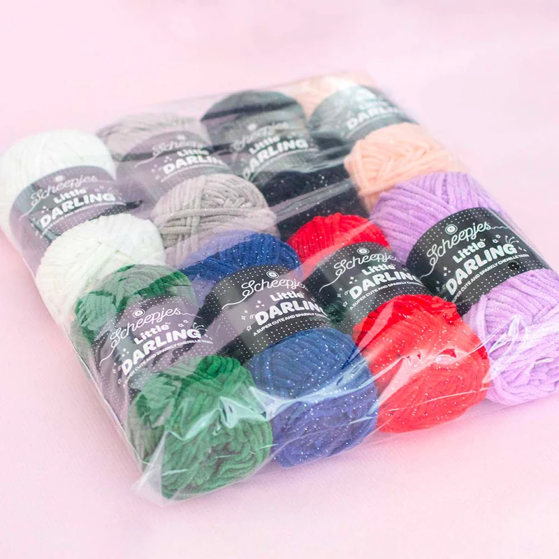 Scheepjes Little Darling Sparkle Farbpaket 8 x 25 g