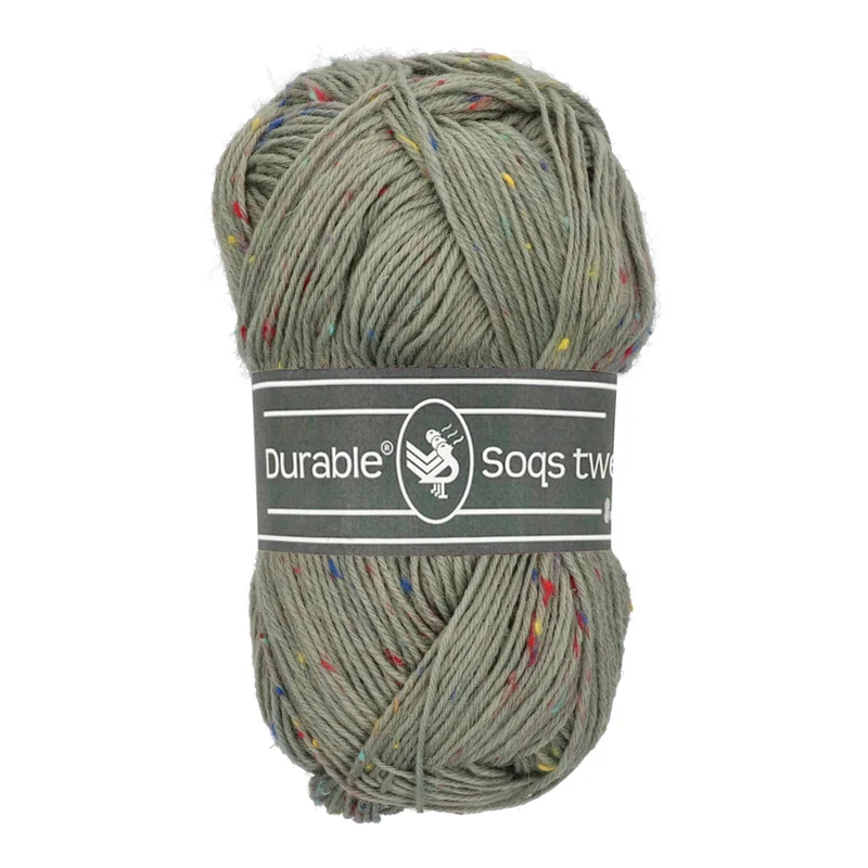 Durable Soqs Tweed 402 Seegras