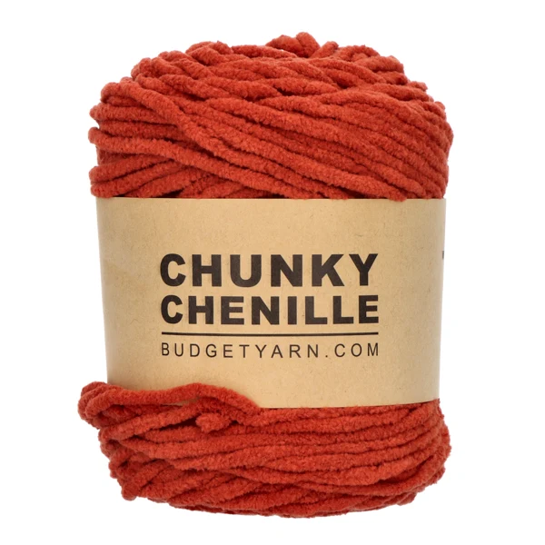 BudgetYarn Chunky Chenille 024 Chestnut