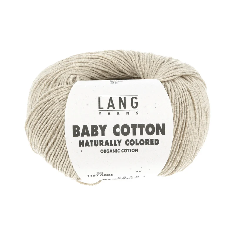Lang Yarns Baby Cotton Naturally Colored 0006 Hellgrün