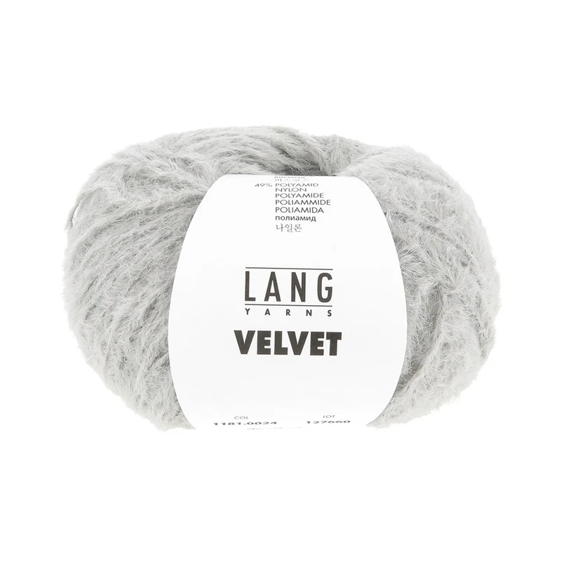 Lang Yarns Velvet 0024 Grau