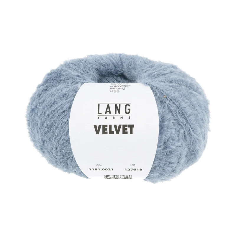 Lang Yarns Velvet 0021 Hellblau
