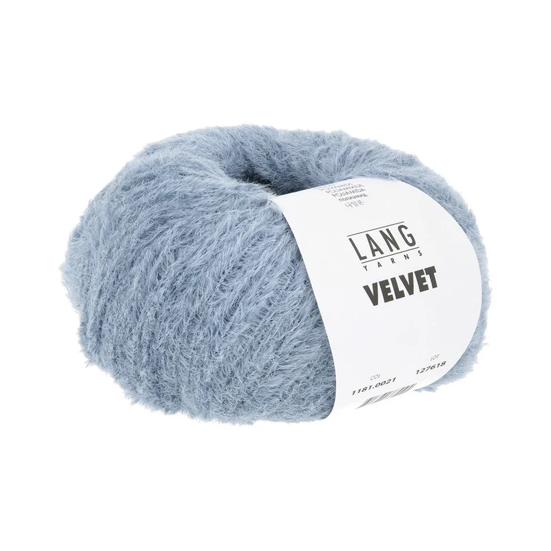 Lang Yarns Velvet 0021 Hellblau