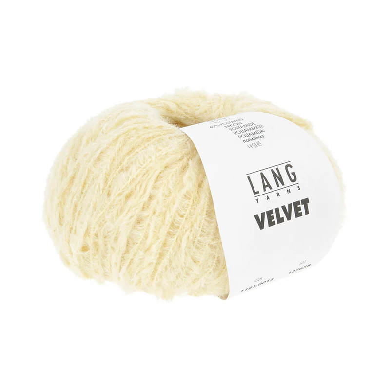 Lang Yarns Velvet 0013 Hellgelb