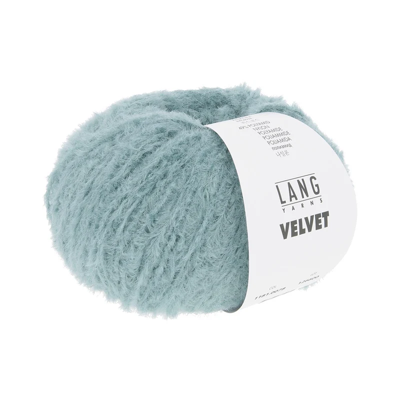 Lang Yarns Velvet 0078 Hell-Türkis