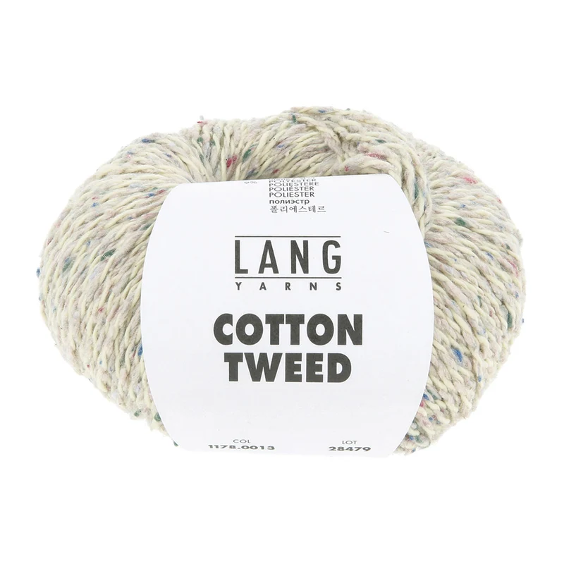 Lang Yarns Cotton Tweed 0013 Babygelb