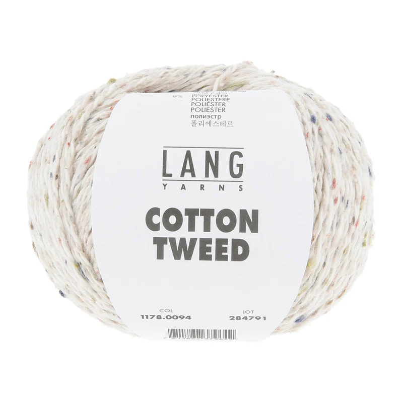 Lang Yarns Cotton Tweed 0094 Creme