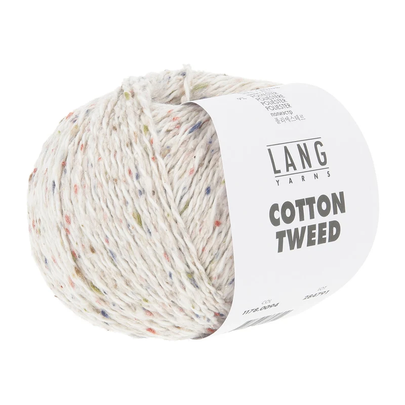 Lang Yarns Cotton Tweed 0094 Creme