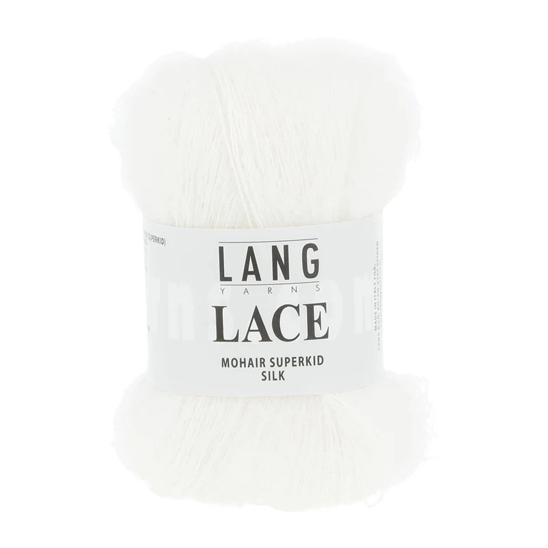 Lang Yarns Lace 0001 Weiß