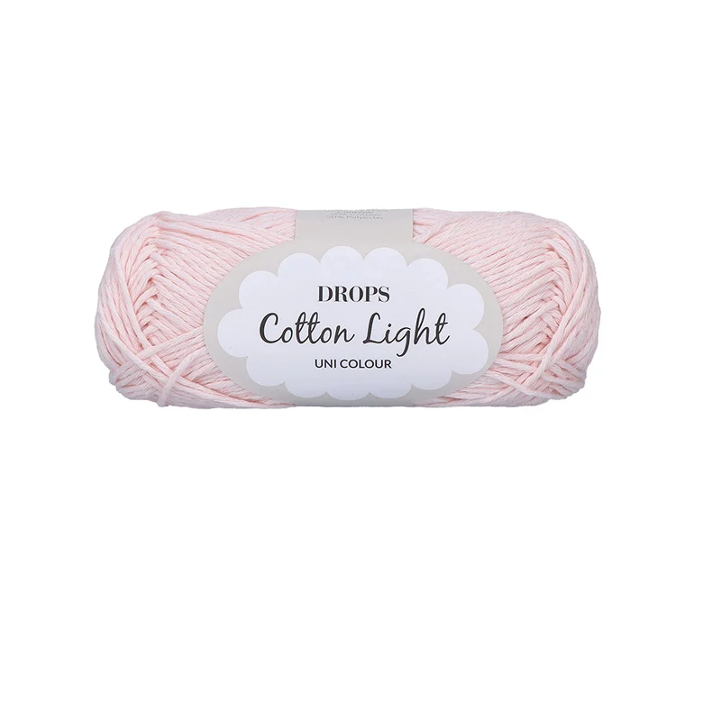 DROPS Cotton Light Uni Colour 044 Marshmallow-Rosa