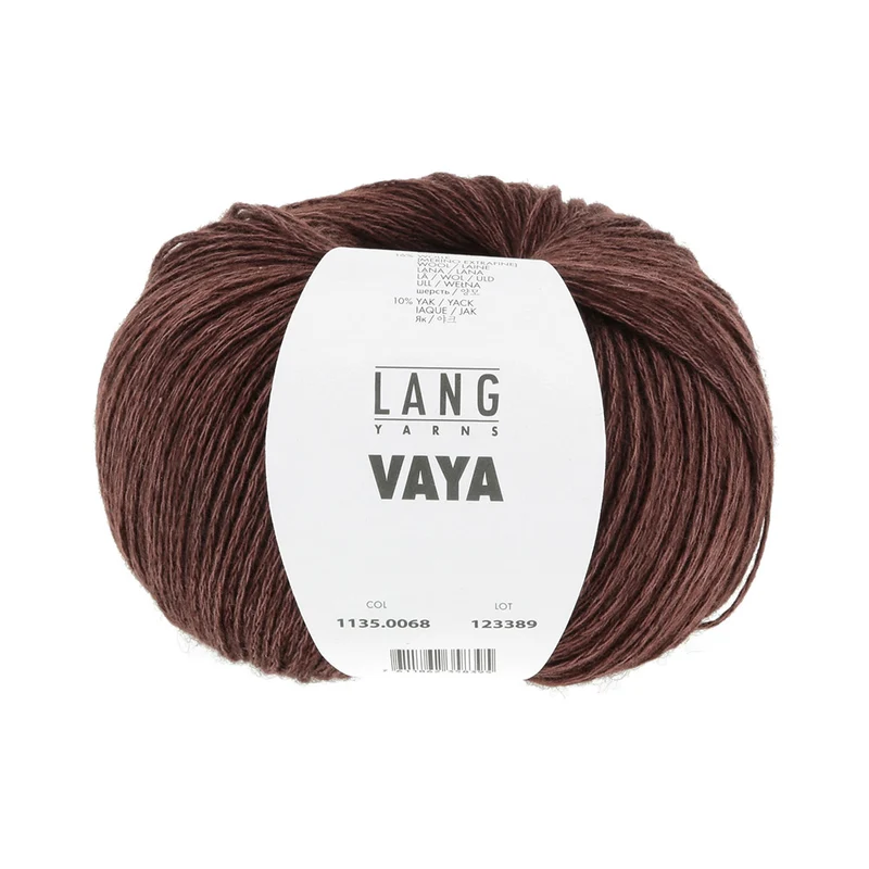 Lang Yarns Vaya 0068 Braun