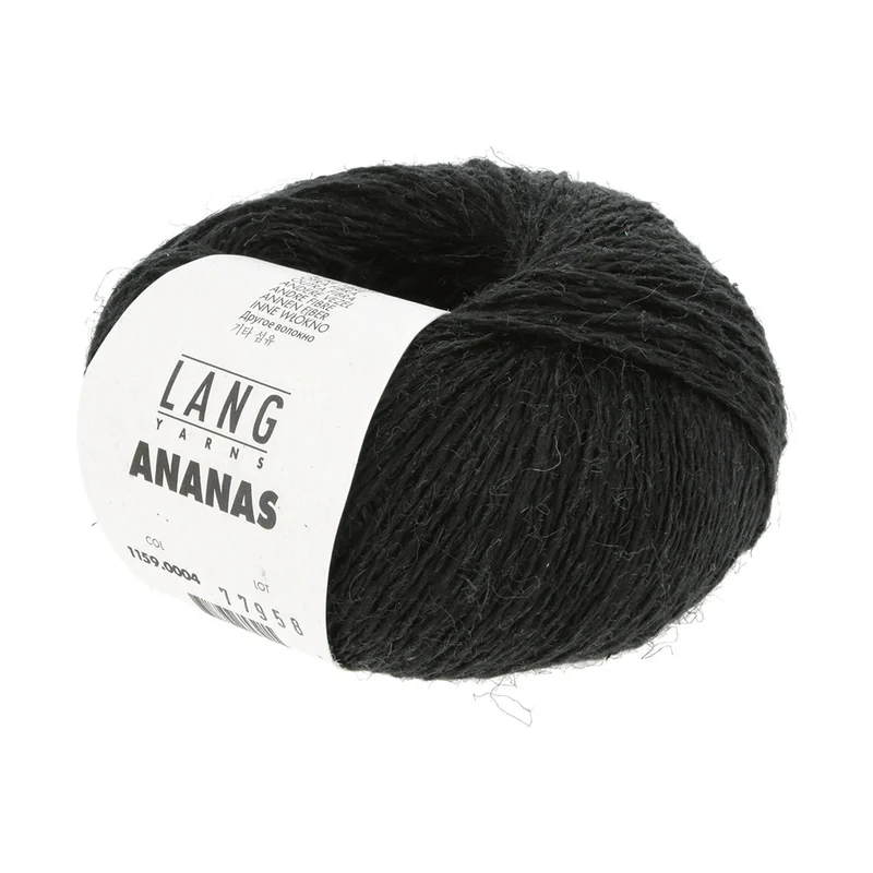 Lang Yarns Ananas 0004 Schwarz