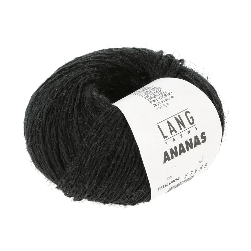 Lang Yarns Ananas 0004 Schwarz