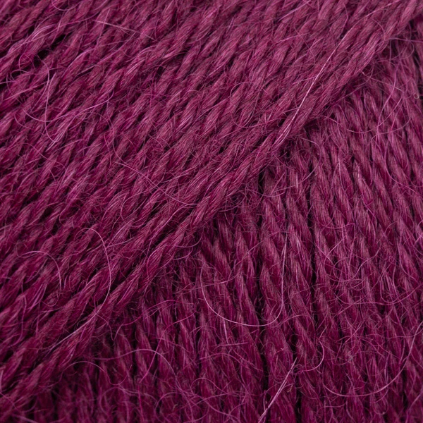 DROPS Alpaka Uni Colour 9045 Rubinrot