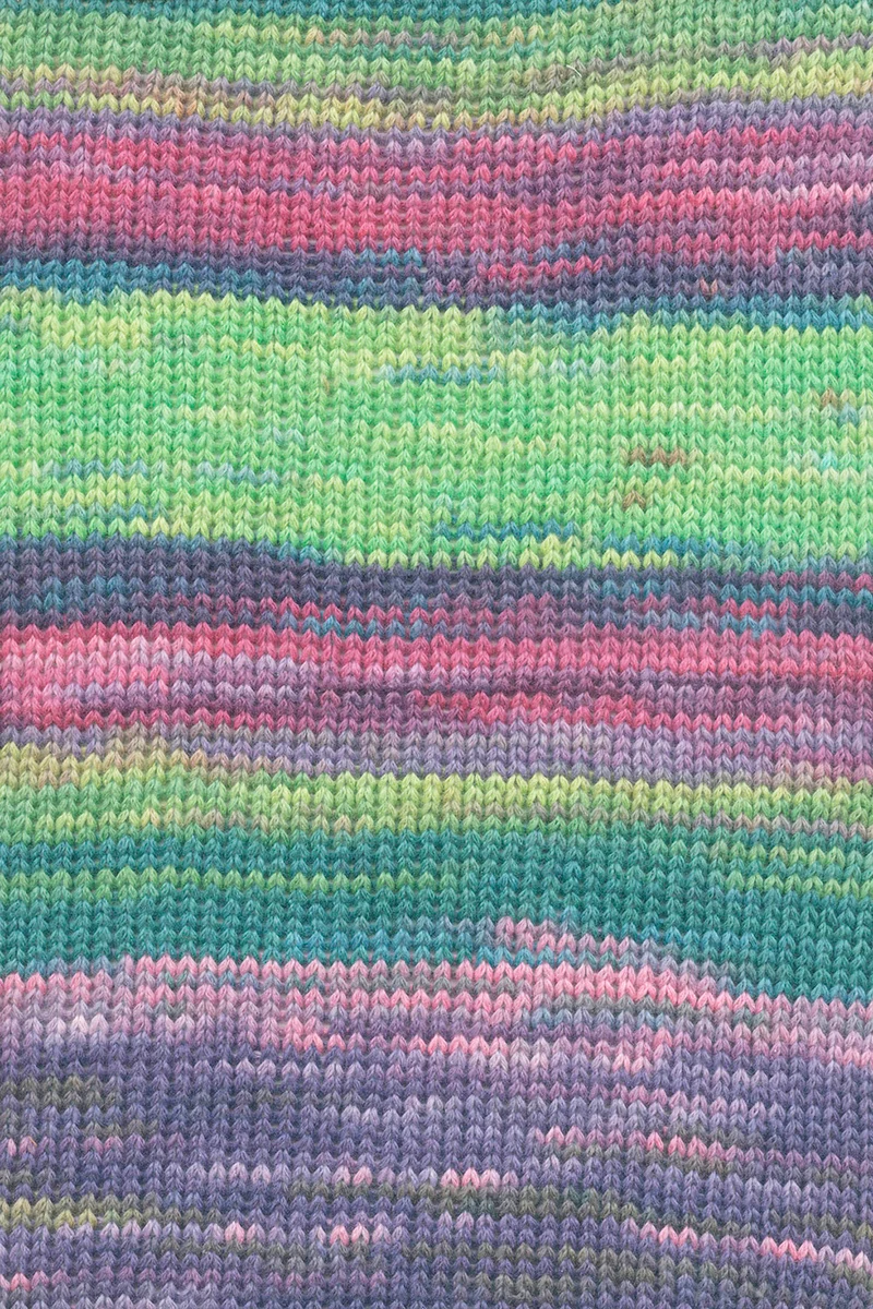 Lang Yarns Eternity 0006 Lila/Rosa/Limette/Smaragd