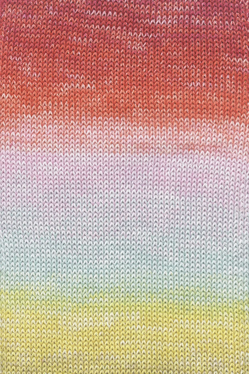 Lang Yarns Quattro Dégradé 0013 Rosa/Flieder/Orange