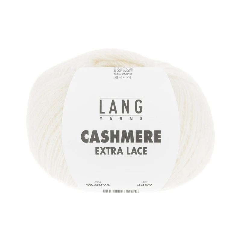 Lang Yarns Cashmere Extra Lace 0094 Creme