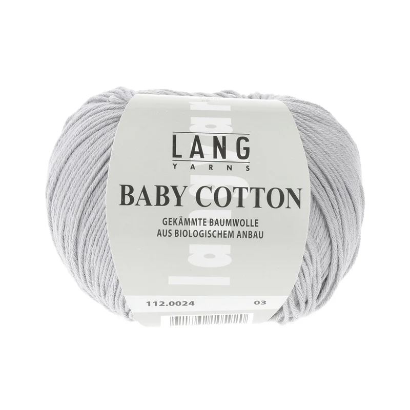 Lang Yarns Baby Cotton 0024 Hellgrau