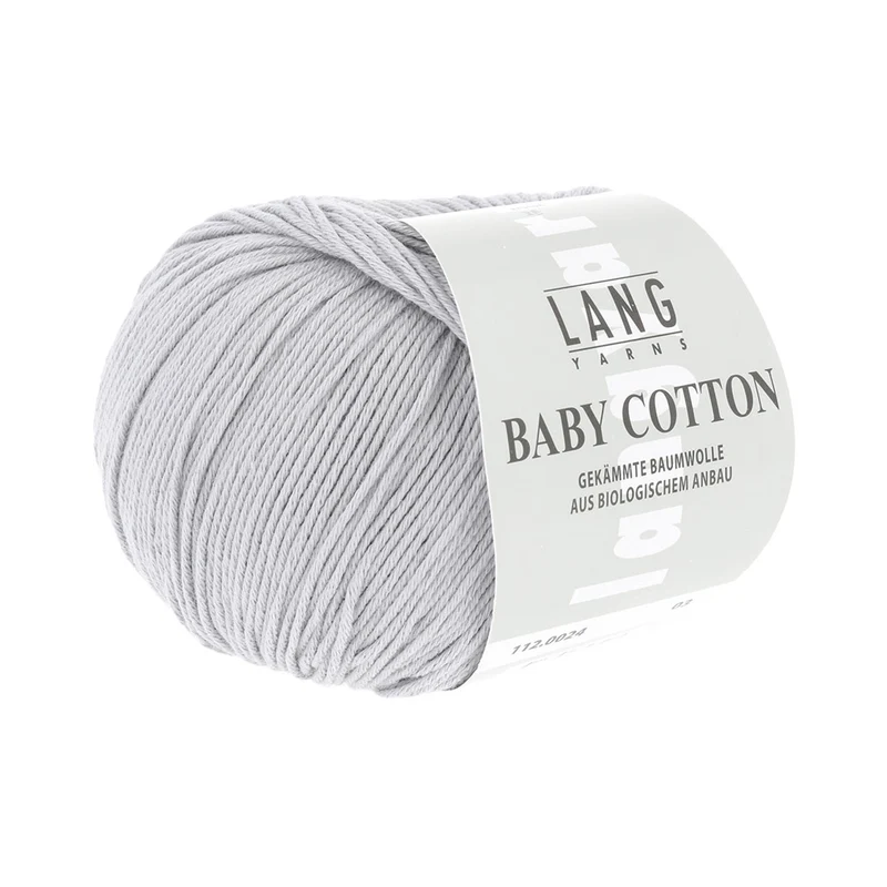 Lang Yarns Baby Cotton 0024 Hellgrau