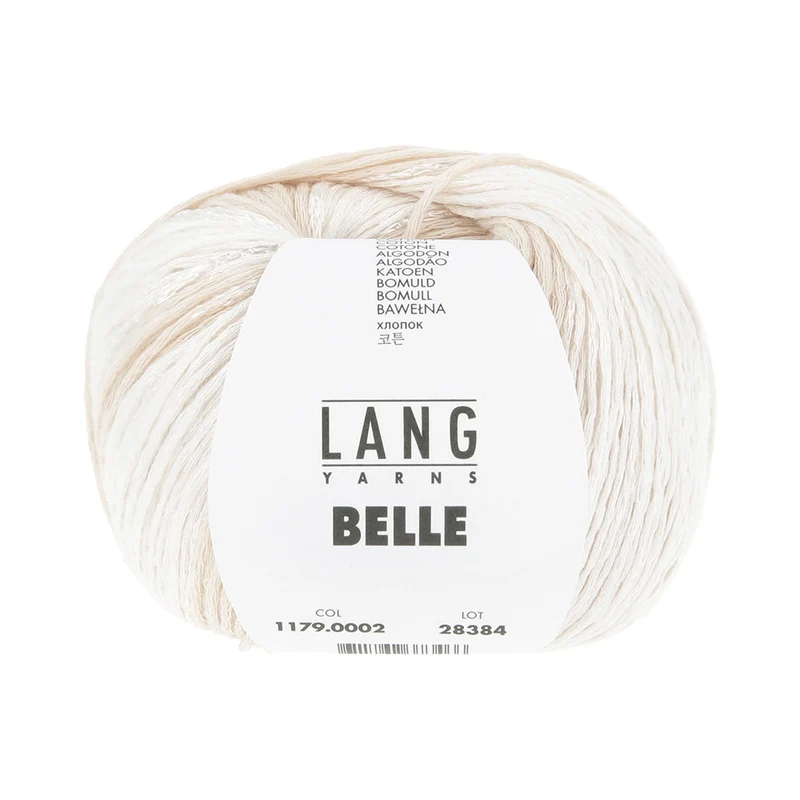 Lang Yarns Belle 0002 Naturweiß