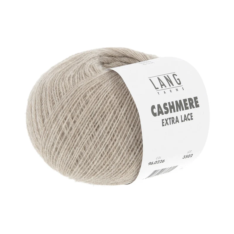 Lang Yarns Cashmere Extra Lace 0226 Sand-Mélange