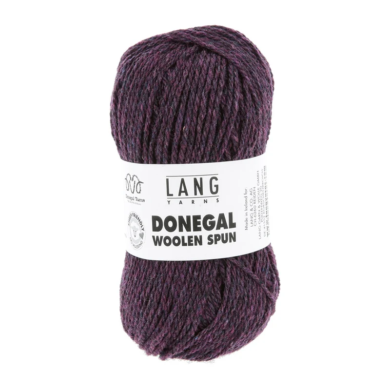 Lang Yarns Donegal Woolen Spun 0080 Aubergine