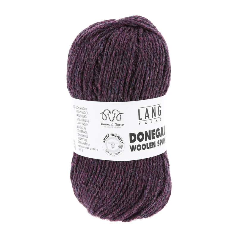 Lang Yarns Donegal Woolen Spun 0080 Aubergine