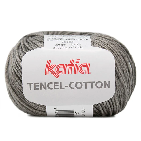 Katia Tencel-Baumwolle 028 Grau