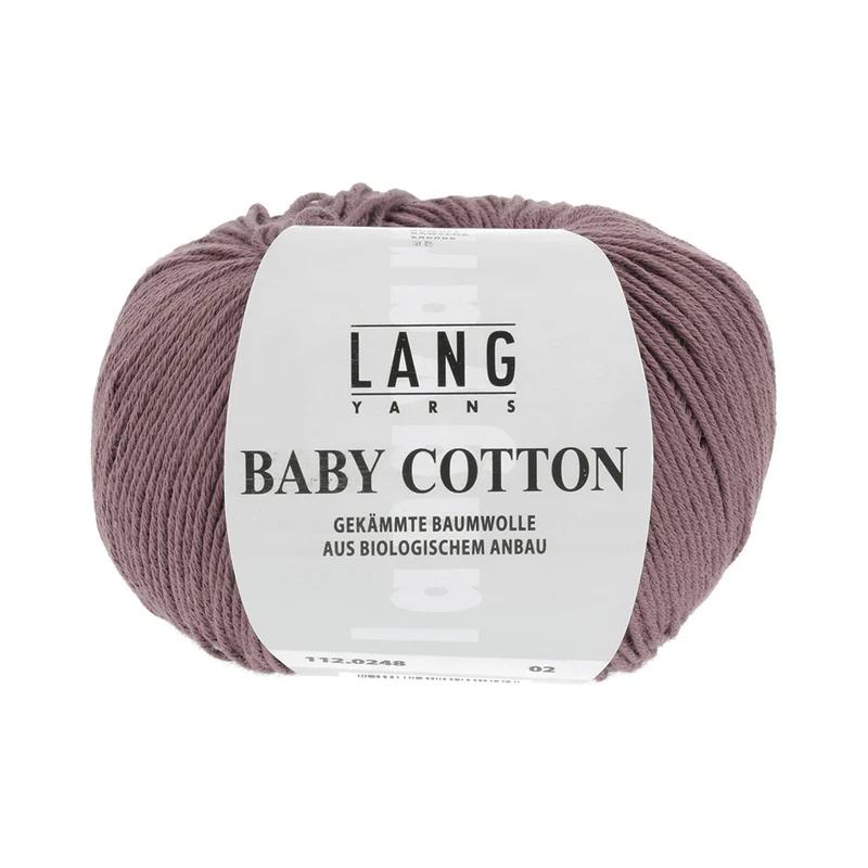 Lang Yarns Baby Cotton 0248 Dunkel-Altrosa