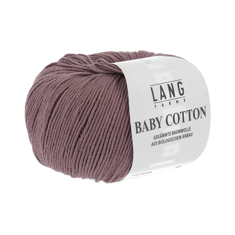 Lang Yarns Baby Cotton 0248 Dunkel-Altrosa