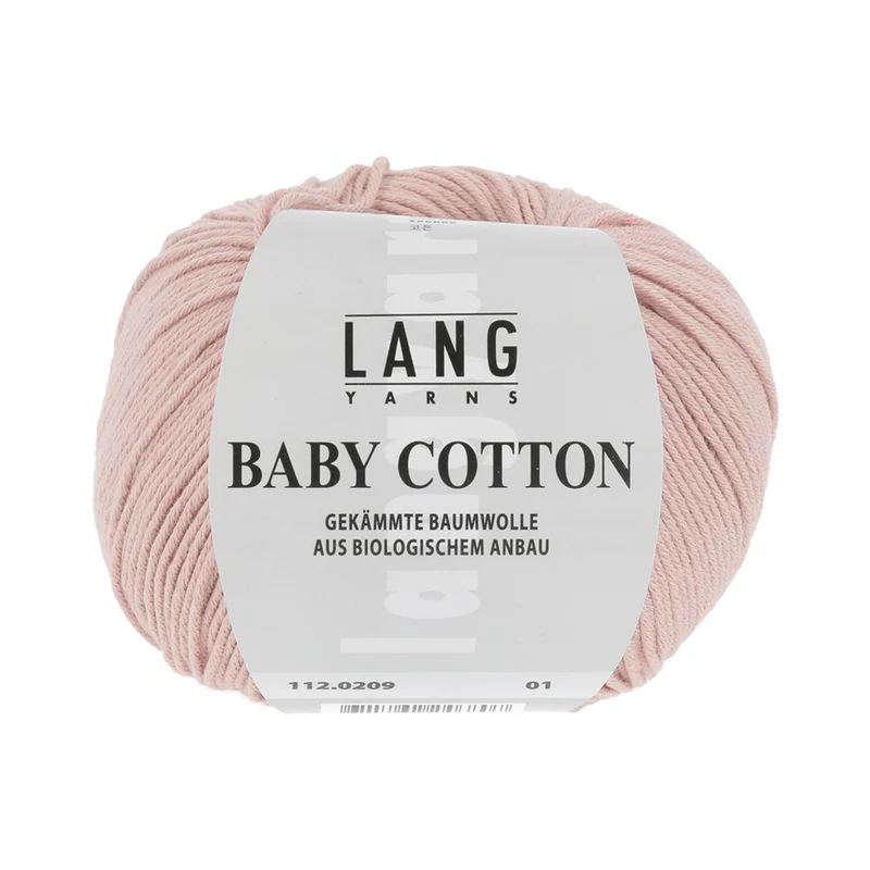Lang Yarns Baby Cotton 0209 Dunkelrosa