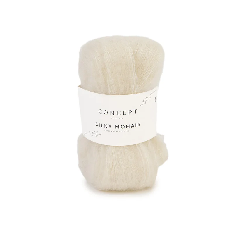 Katia Silky Mohair 103 Naturweiß