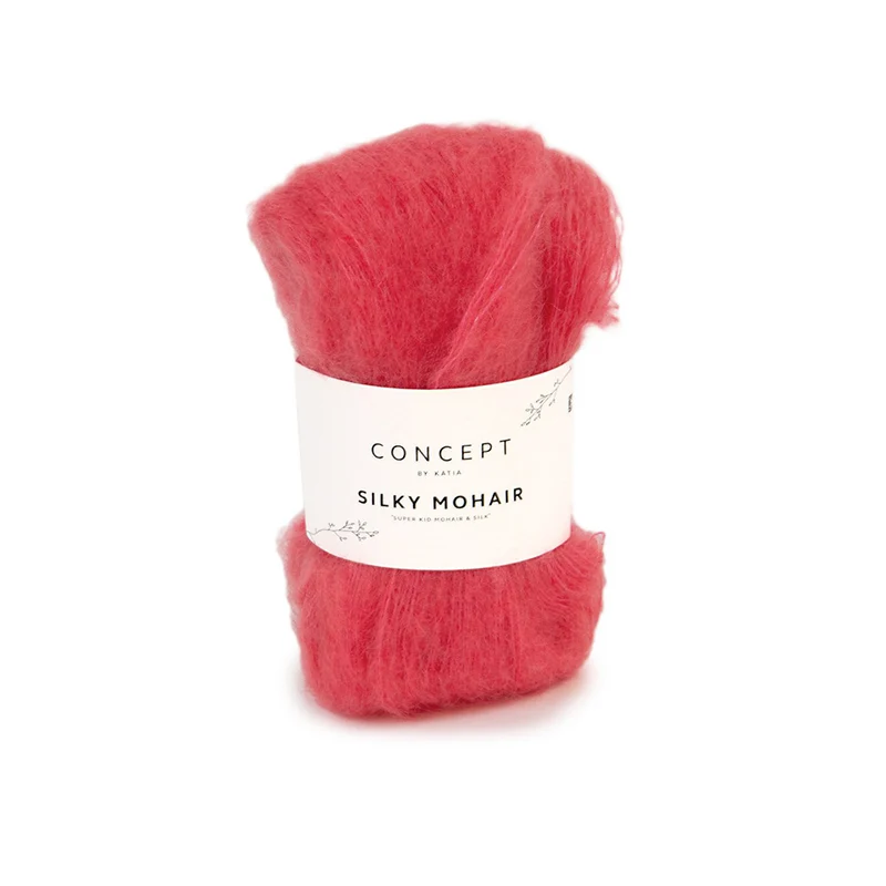 Katia Silky Mohair 111 Kaugummi-Rosa