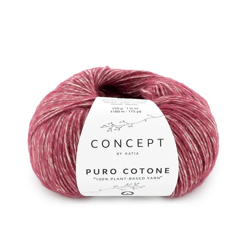 Katia Puro Cotone 62 Rubinrot